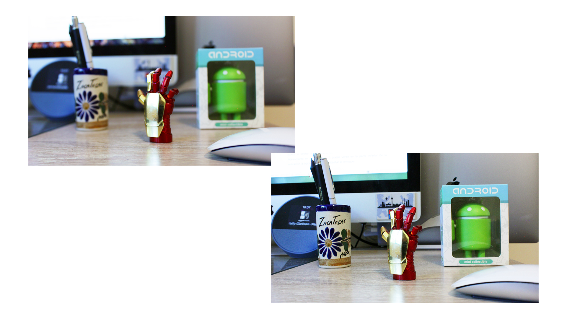 Profundidad de campo reducida y amplia