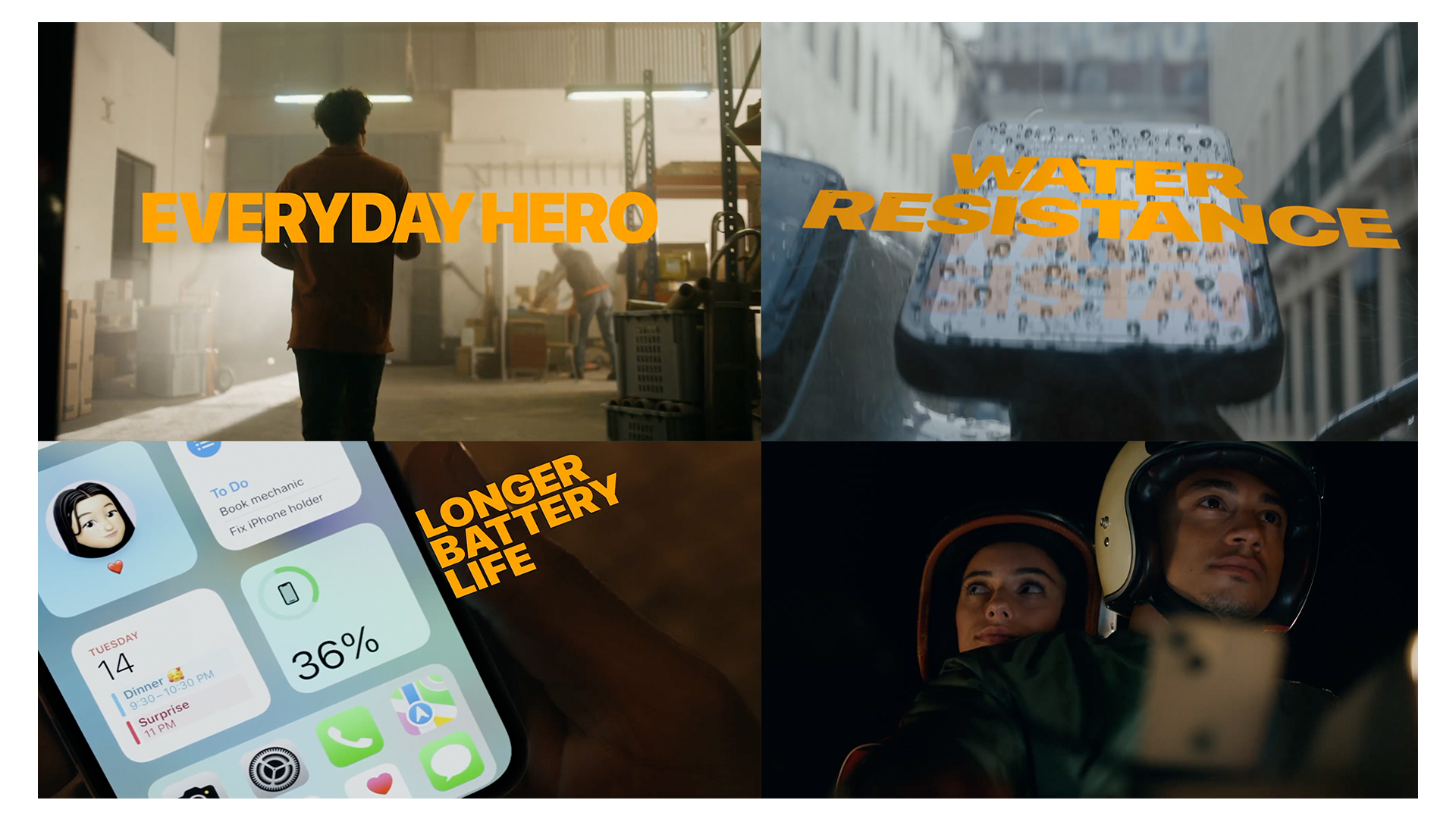 Elementos narrativos del comercial del iPhone 13