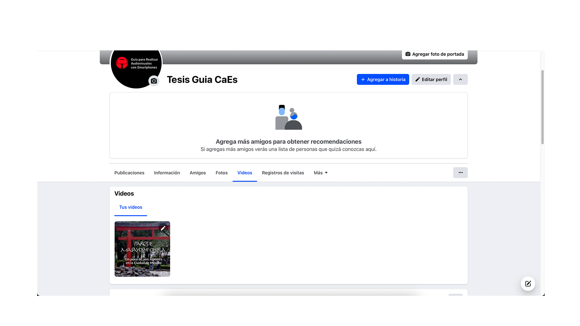  Publicación de la cápsula informativa en Facebook